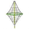 Diamond rope mesh climber