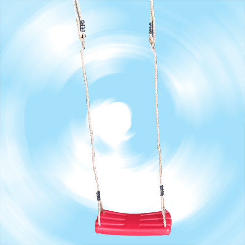 Piros műanyag laphinta – 2,5 m-es PP kötéllel