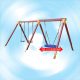 Two-seat swing with fold-down seats, 1000 mm nest swing with basket