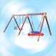 Two-seat swing with one baby and one recliner, 1000 mm nest swing with basket