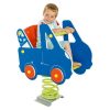 Truck sit-in spring toy