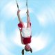 Plastic monkey head ring swing - with PH rope