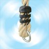 Knotted climbing rope 26 mm