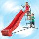 Ladder-slide combination with a HDPE wave slide with a starting height of 1.5 m